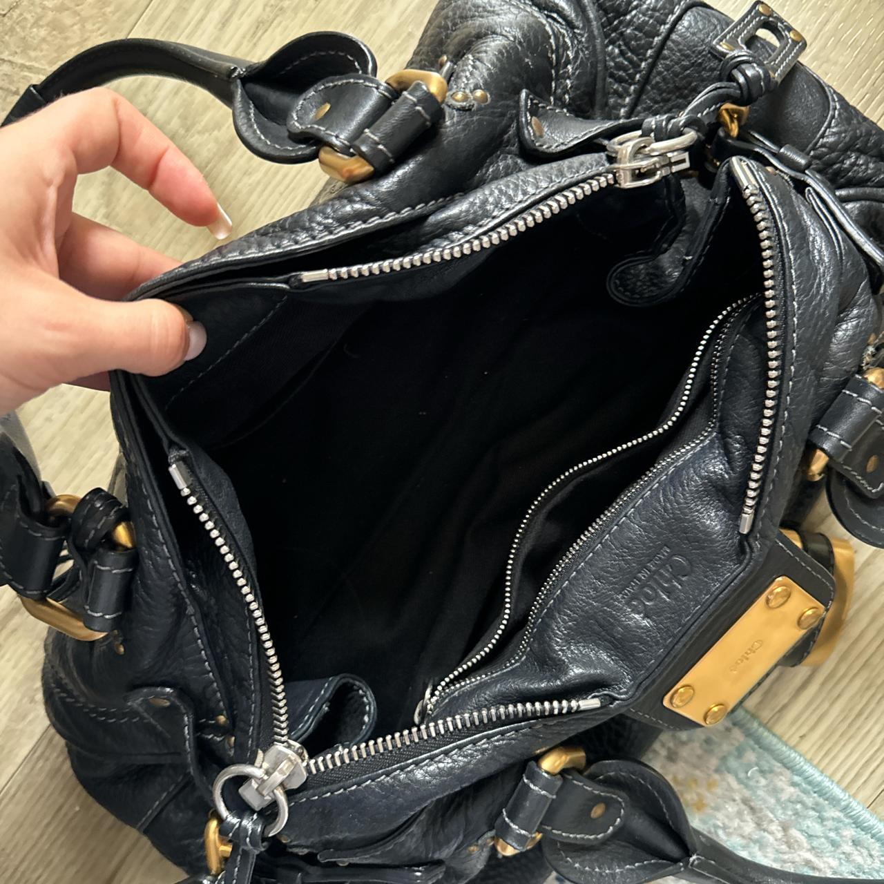 Authentic black Chloe paddington bag