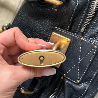 Authentic black Chloe paddington bag