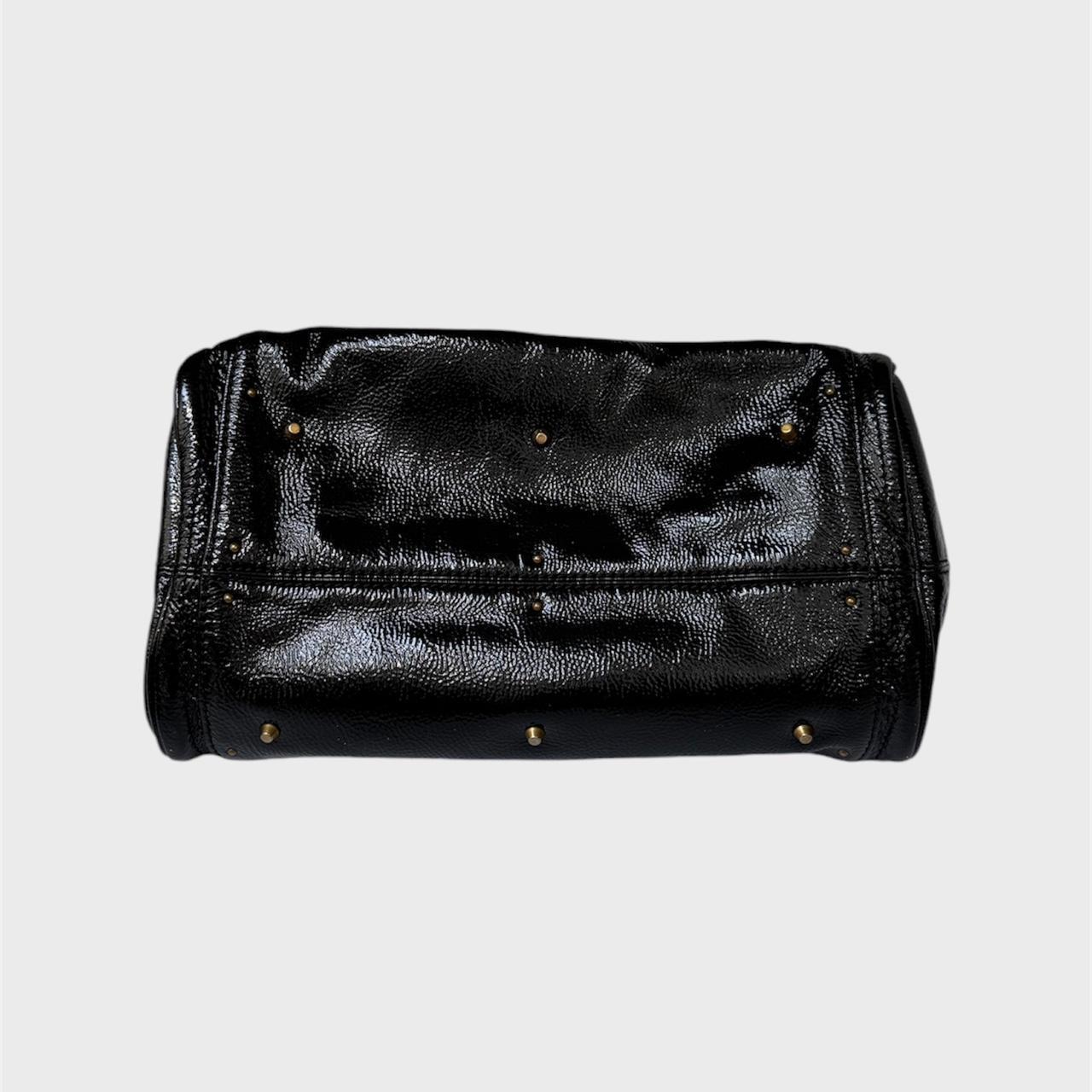 PreOwned Chloe Paddington black patent leather shoulder Bag