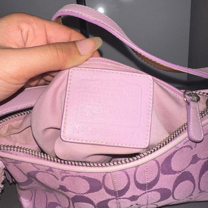 Coach Bubblegum Pink Y2K Demi Baguette