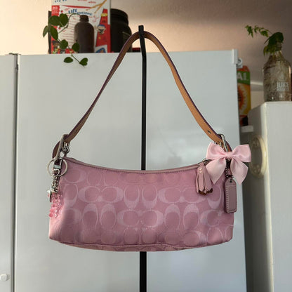 Coach Bubblegum Pink Y2K Demi Baguette