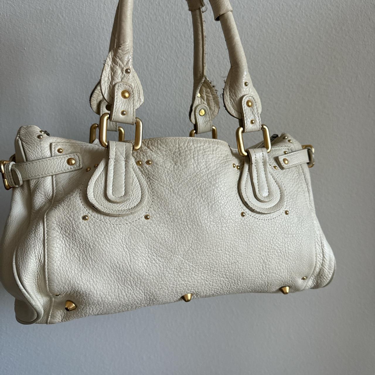 Authentic Chloe paddington in white/cream color Excellent preowned condition