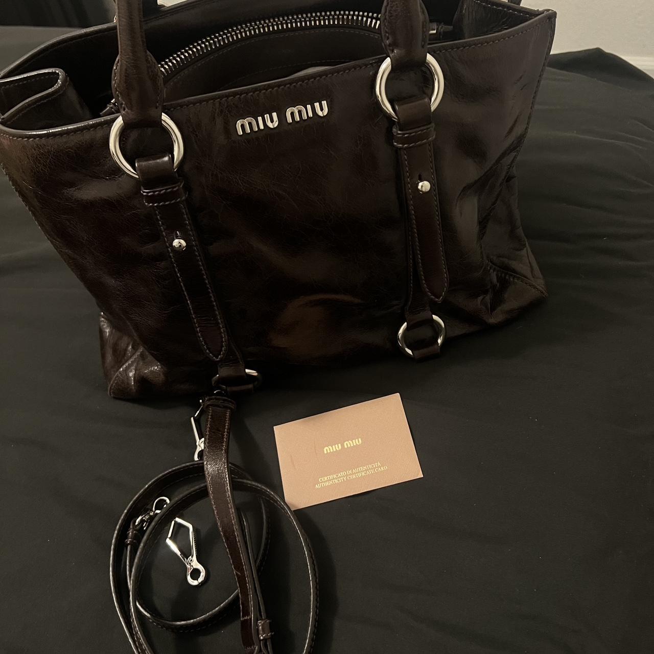 Preowned dreamy Miu Miu leather bag