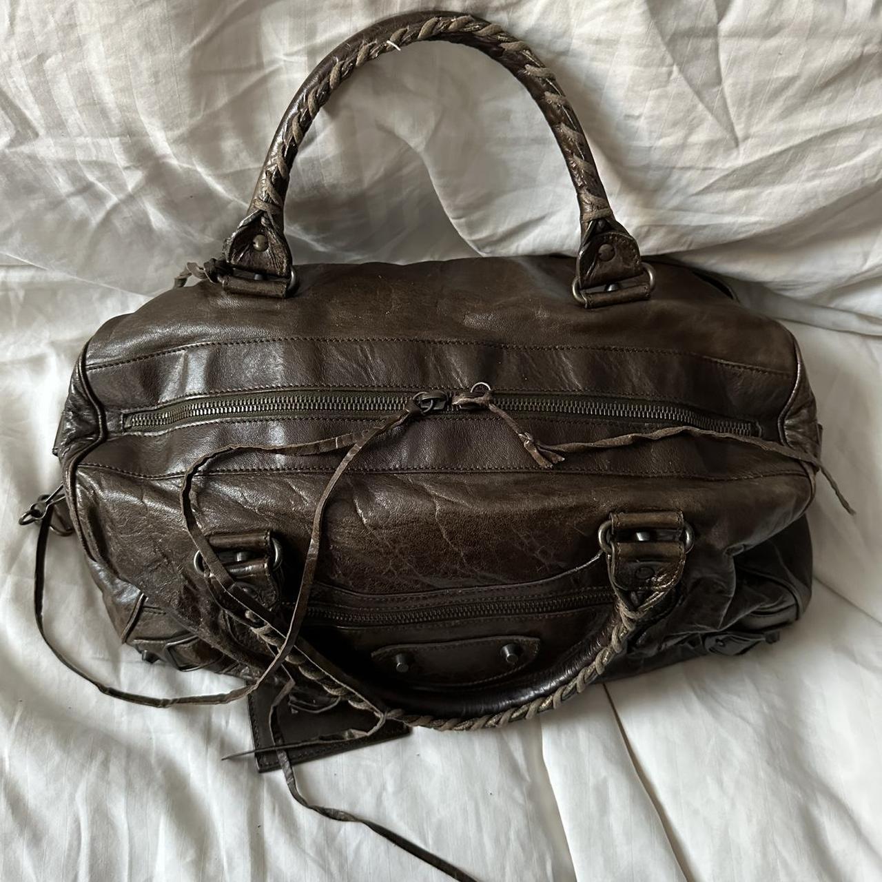 Preowned BROWN BALENCIAGA CITY BAG