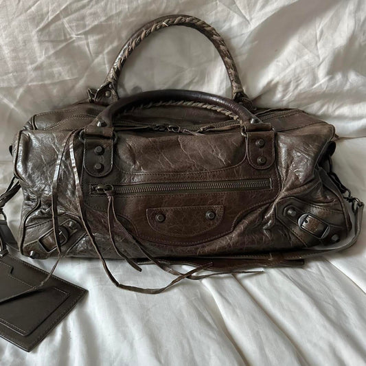 Preowned BROWN BALENCIAGA CITY BAG