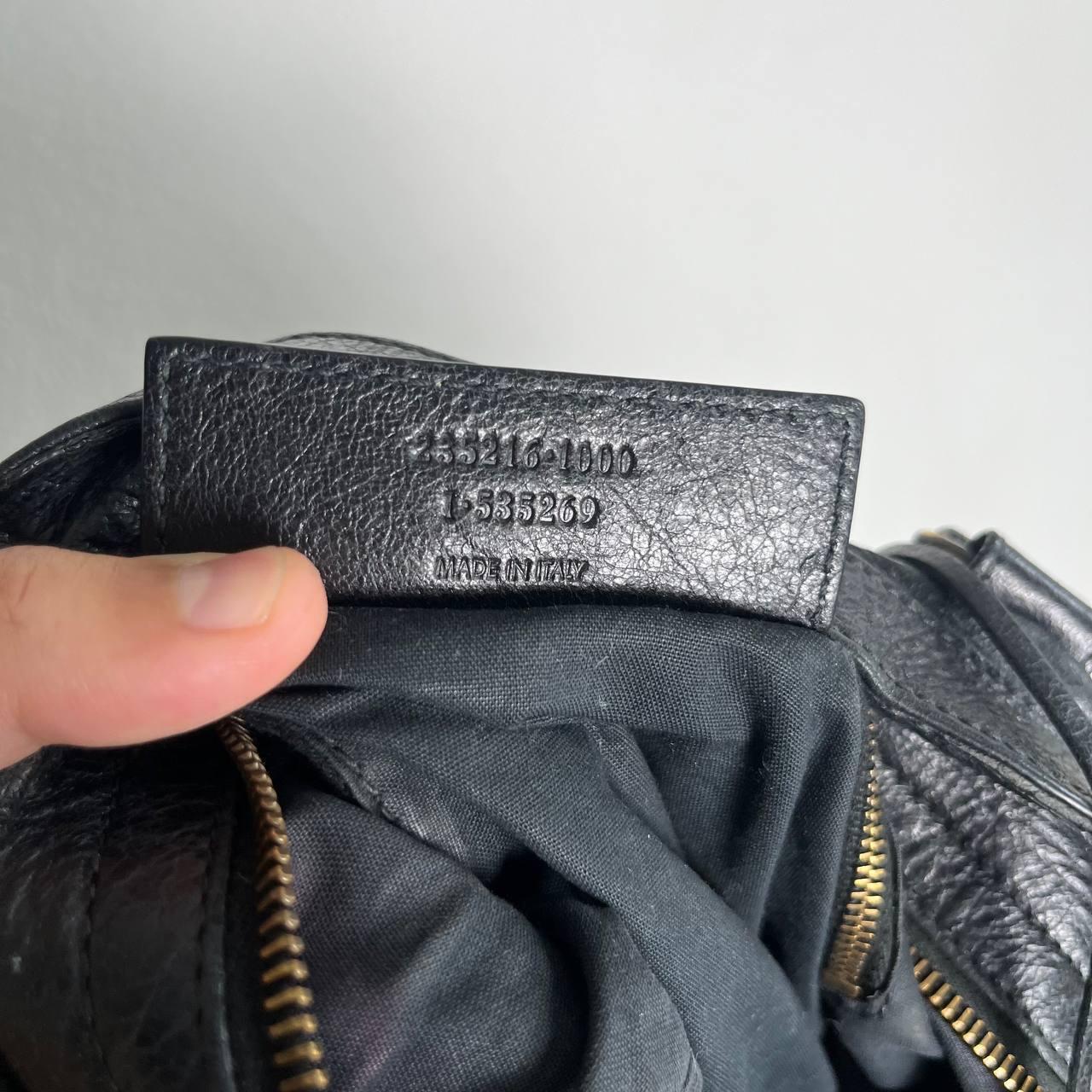 Preowned Authentic 2013 black balenciaga city velo bag